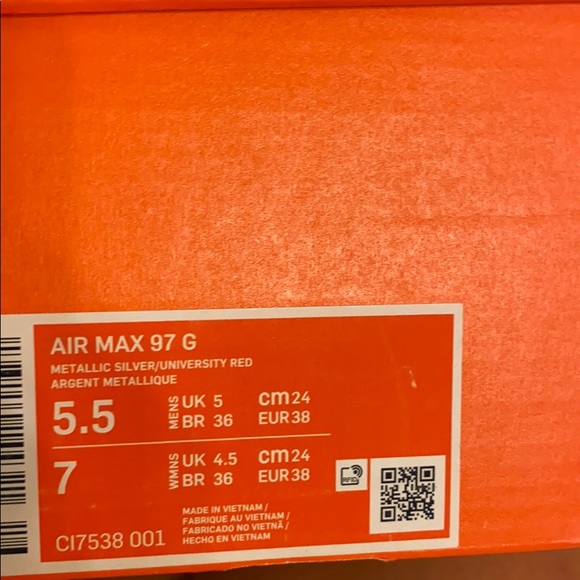 Air Max 97 Silver Bullet golf M5.5/W7